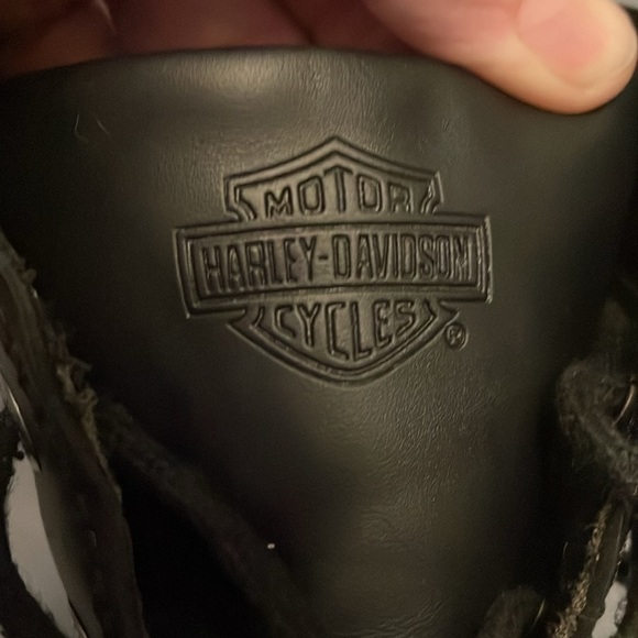 Authentic Harley Davidson boots W size11, great condition, black silver hardware - Picture 14 of 15
